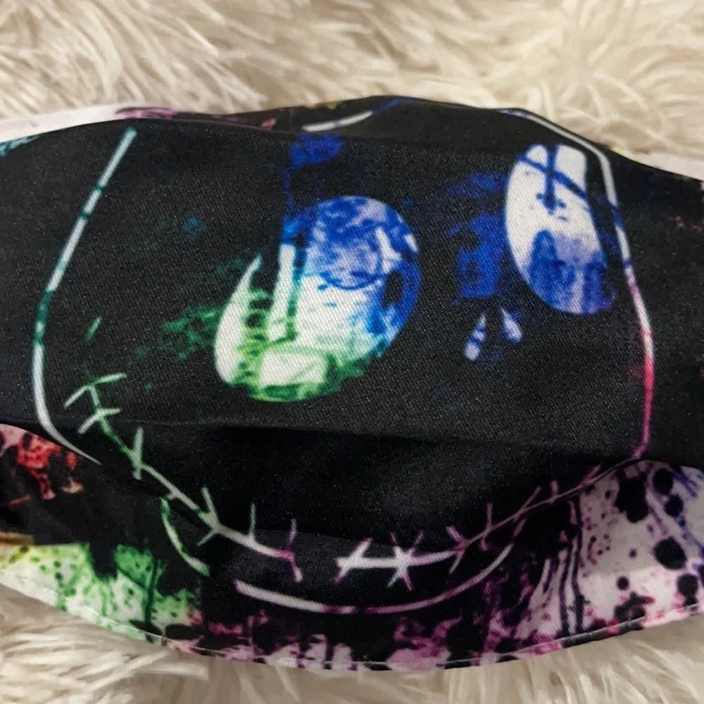 2/$10 New Jack Skellington kid’s face mask